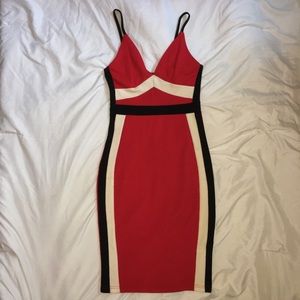 Red & Black Dress